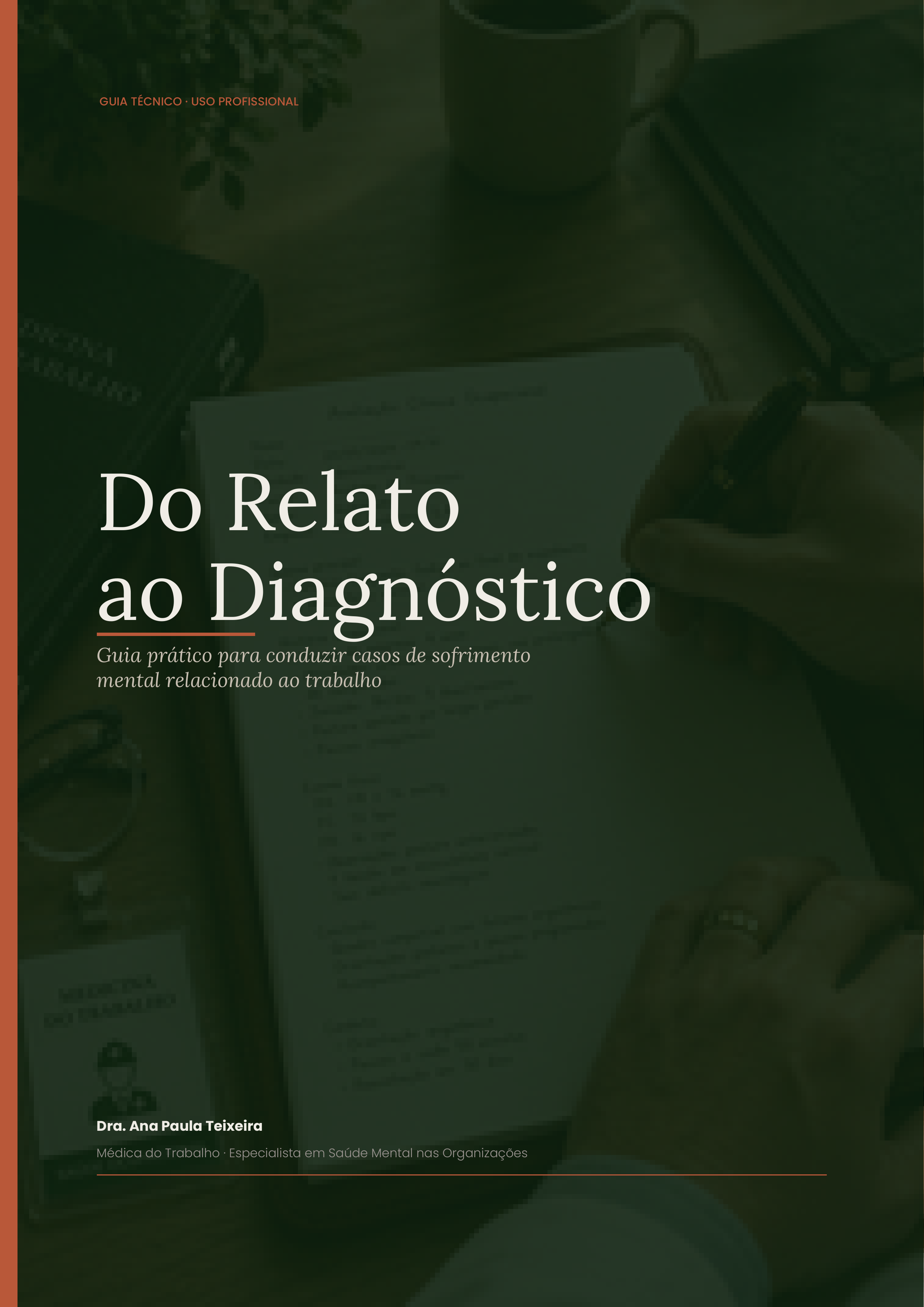 Capa do guia Do Relato ao Diagnóstico